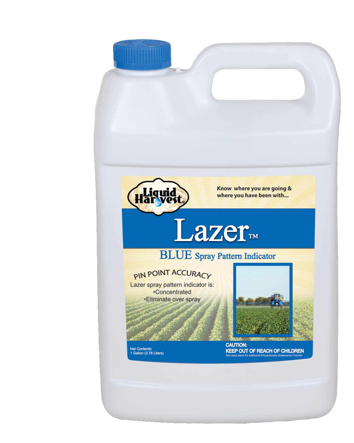 Liquid Harvest Lazer Blue Concentrated Spray Pattern Indicator