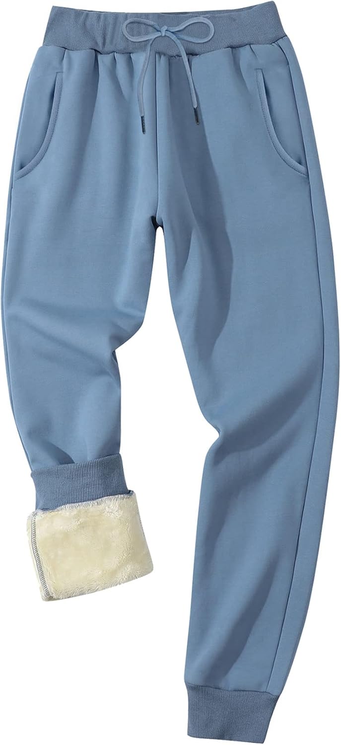 Gihuo Men's Winter Fleece Pants for Comfort and Style