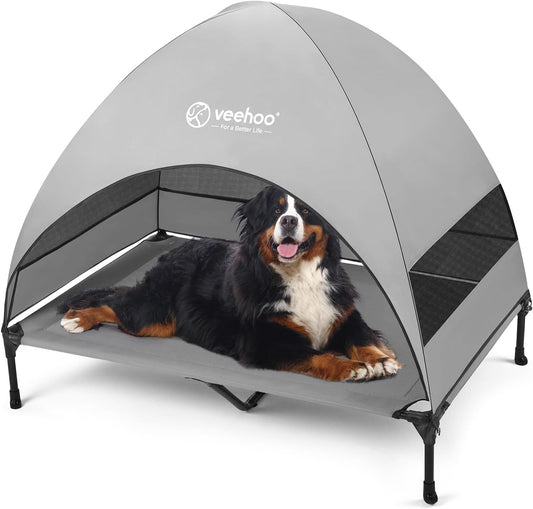 Veehoo XL Dog Bed With Cooling Canopy