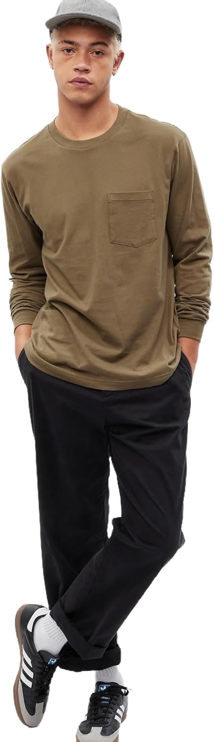 GAP Men's Heavyweight Pocket Crewneck Tee