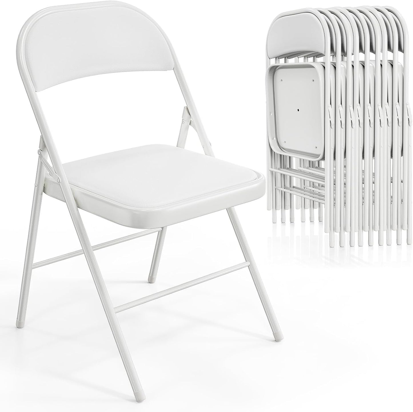 Folding Chairs with Padded Seats for Comfort and Durability