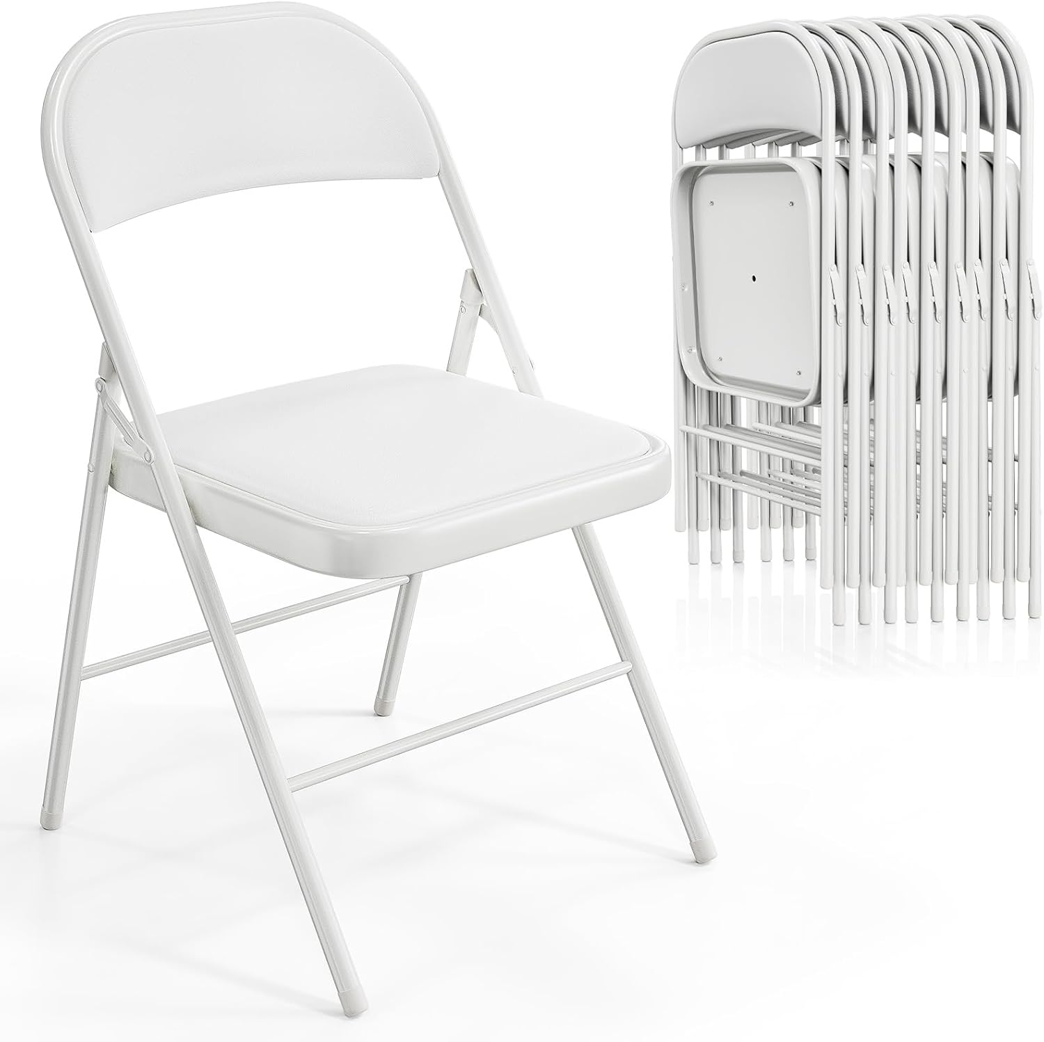 Folding Chairs with Padded Seats for Comfort and Durability