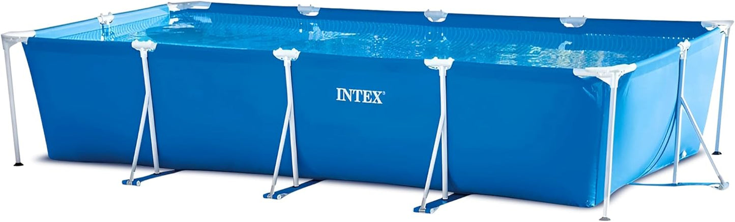 Intex 14.75ft x 86in x 33in Rectangular Frame Pool for Summer Fun