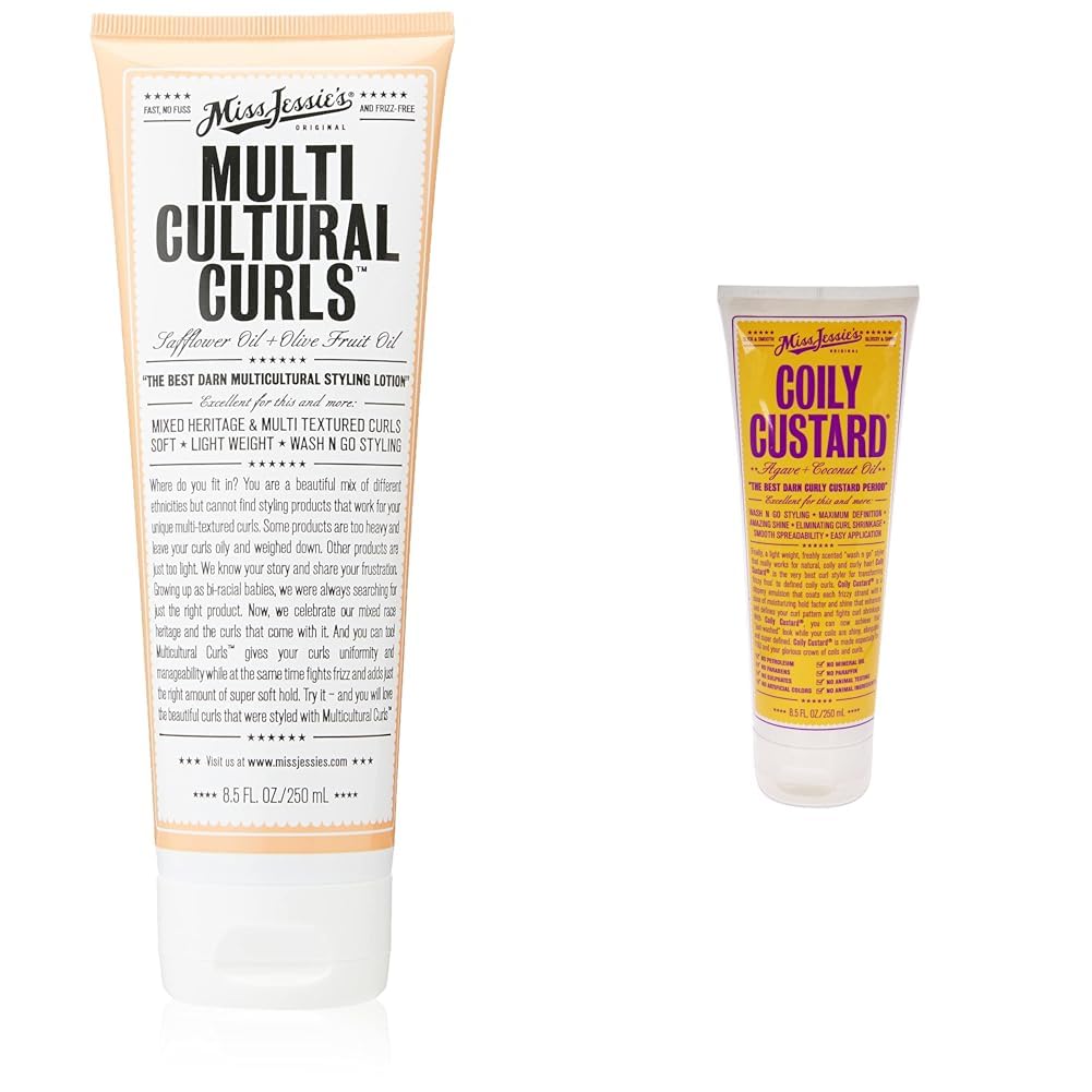 Multi Cultural Curls Cream and Coily Custard for Textured Hair