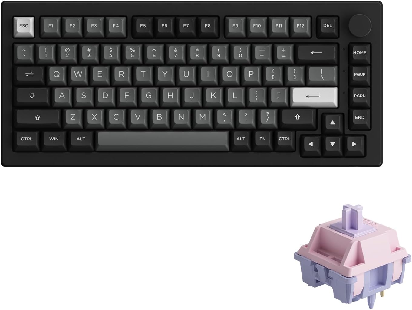 Akko 5075B Plus Silent Mechanical Keyboard with RGB Features