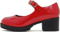 Soda Boxer-2 Kids Lug Sole Mary Jane - Trendy Chunky Heel