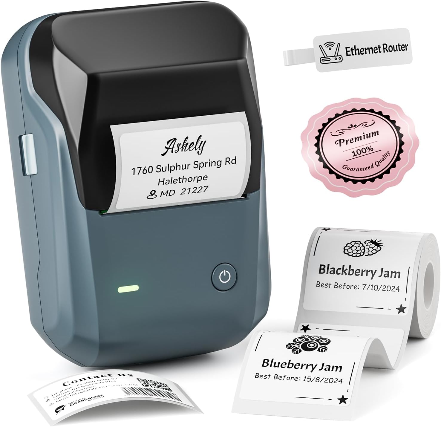 NIIMBOT B1 Bluetooth Label Maker - Easy, Waterproof, Portable
