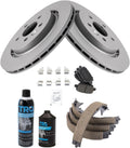 TRQ Rear Brake Pad & Rotor Kit for 2009 Volvo - Premium Quality