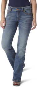 Women's Mid Rise Vented Hem Ultimate Riding Jean - Retro Fit