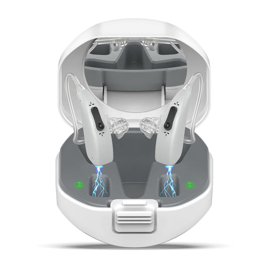 Rechargeable Hearing Aids for Seniors with Noise Cancelling