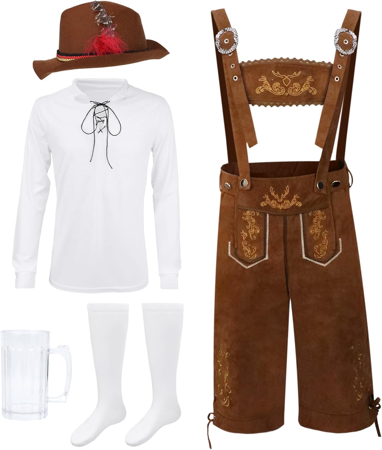 Men's Oktoberfest Costume Set for Authentic Bavarian Style