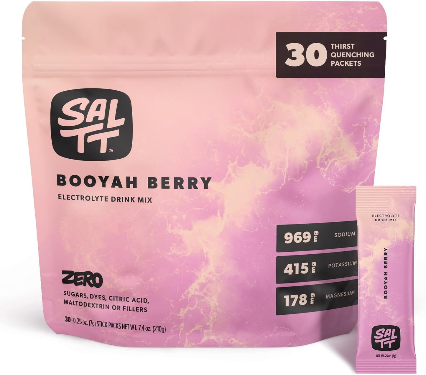 Keto Chow SALTT Electrolytes Powder Packets - Booyah Berry