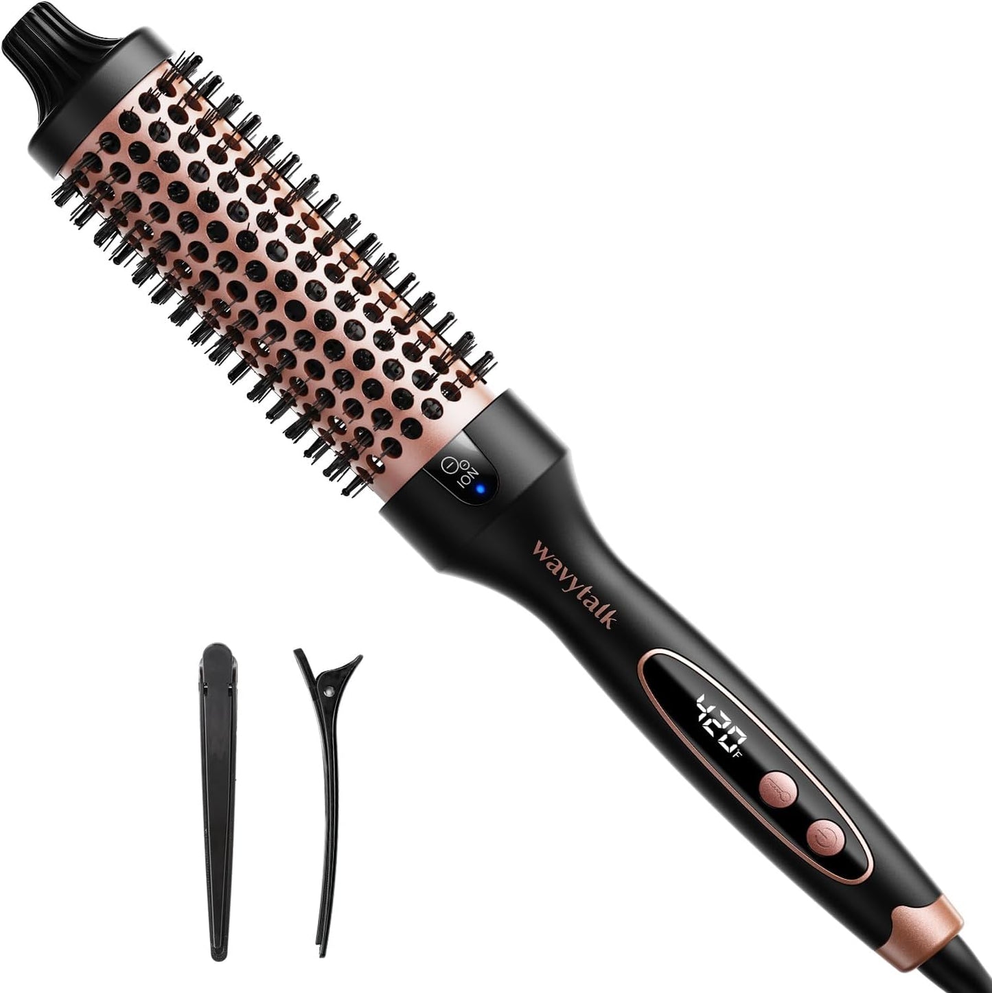 Wavytalk 1.5 Heated Round Brush: Ultimate Blowout Shine