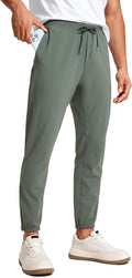 CRZ YOGA Mens 4-Way Stretch Comfy Athletic Pants - Slim Joggers