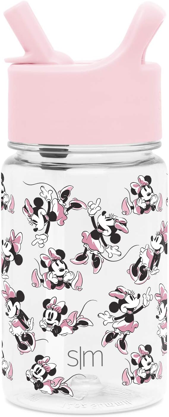 Leak-Proof Minnie Mouse Kids Water Bottle | BPA-Free Tritan | 12oz