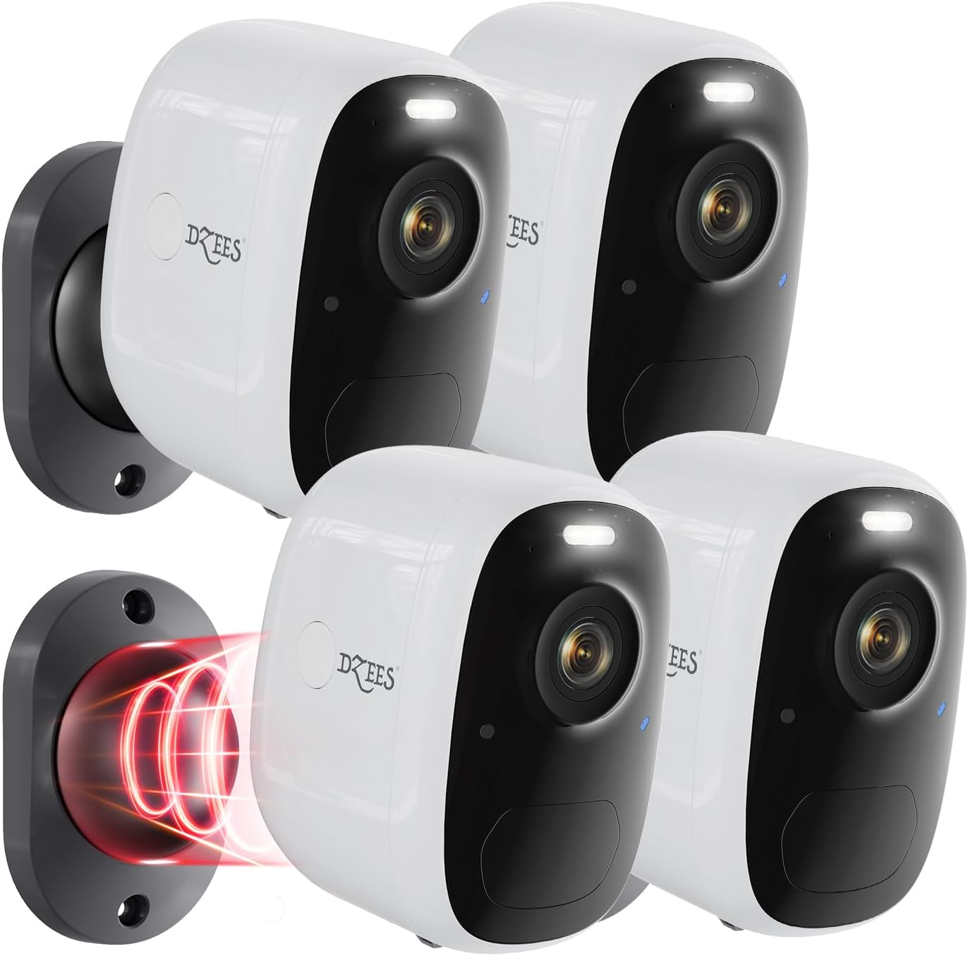 Dzees Wireless Security Camera Outdoor with Magnetic Mount