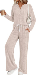 Womens 2 Piece Lounge Sets Winter Outfits - Cozy All-Season Set