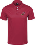 FOCO NFL Men's Team Color Primary Logo Performance Polo - Breathable