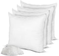 18x18 Throw Pillow Inserts 4-Pack - Hypoallergenic Soft Polyester