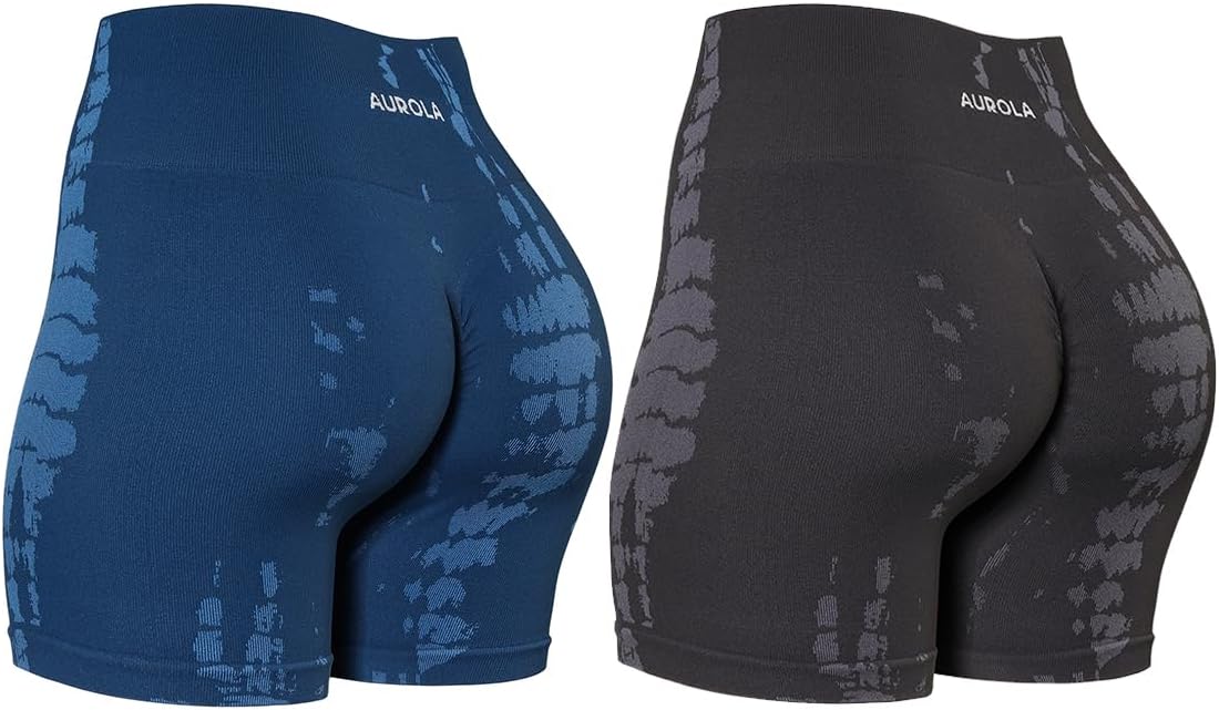 AUROLA Serpent Seamless Scrunch Workout Shorts for Women