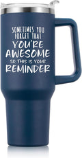 NOWWISH 40 oz Tumbler with Handle - Perfect Gift for Him