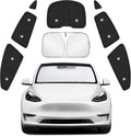 Car Window Shades for Tesla Model Y 2020-2024 - 8pcs Full Coverage