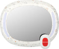 Nuby LED Light Backseat Baby Car Mirror for Safe Driving