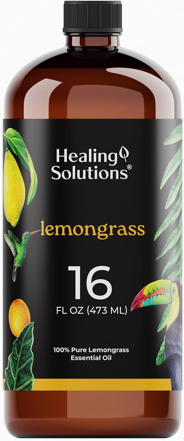 Lemongrass Essential Oil 16oz - Pure Aromatherapy Bliss