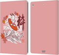 Head Case Designs Peanuts Surf Oriental Snoopy Leather iPad 10.2 Case