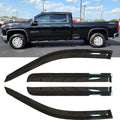 4pc Shatterproof Rainproof Side Window Wind Deflector