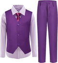Boys Vest Set Formal Dress Suits Wedding Outfit - Classic Occasion