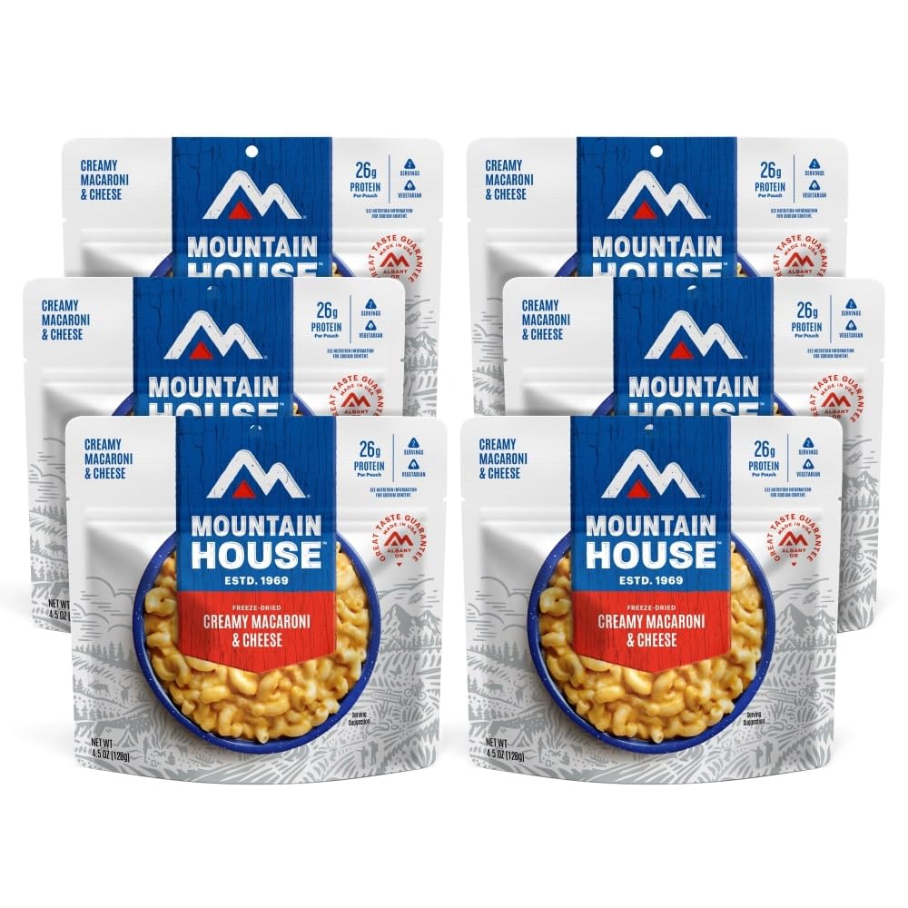 Mountain House Creamy Macaroni & Cheese for Camping & Backpacking