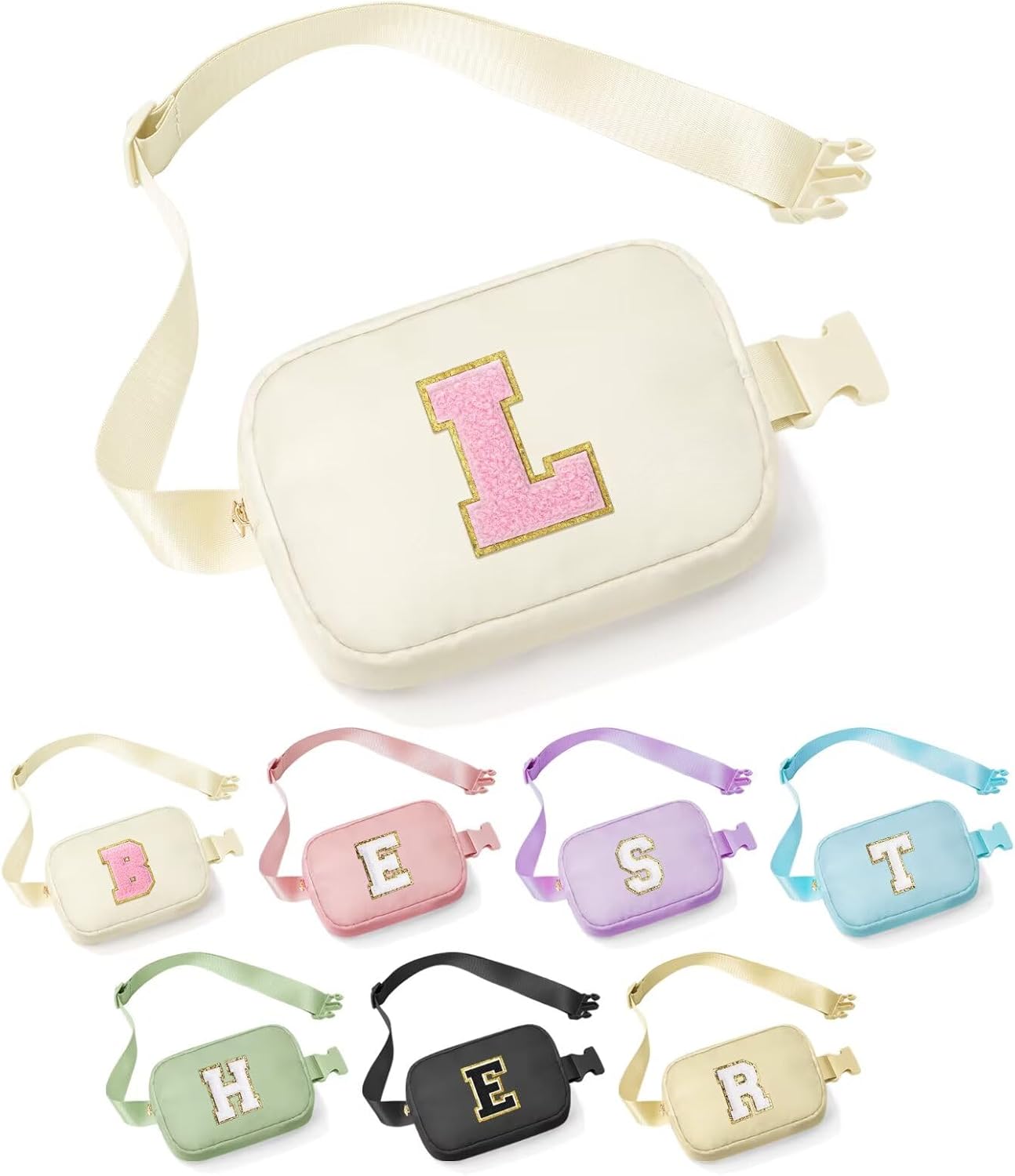 Initial Fanny Pack Crossbody - Stylish Gift for Tween Girls