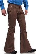 70s Disco Pants for Men Bell Bottom Jeans - Retro Flared Fit