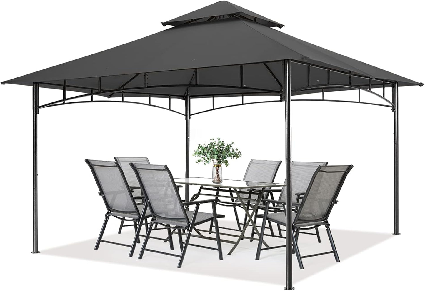MASTERCANOPY Outdoor Garden Gazebo for Patios with Stable Frame