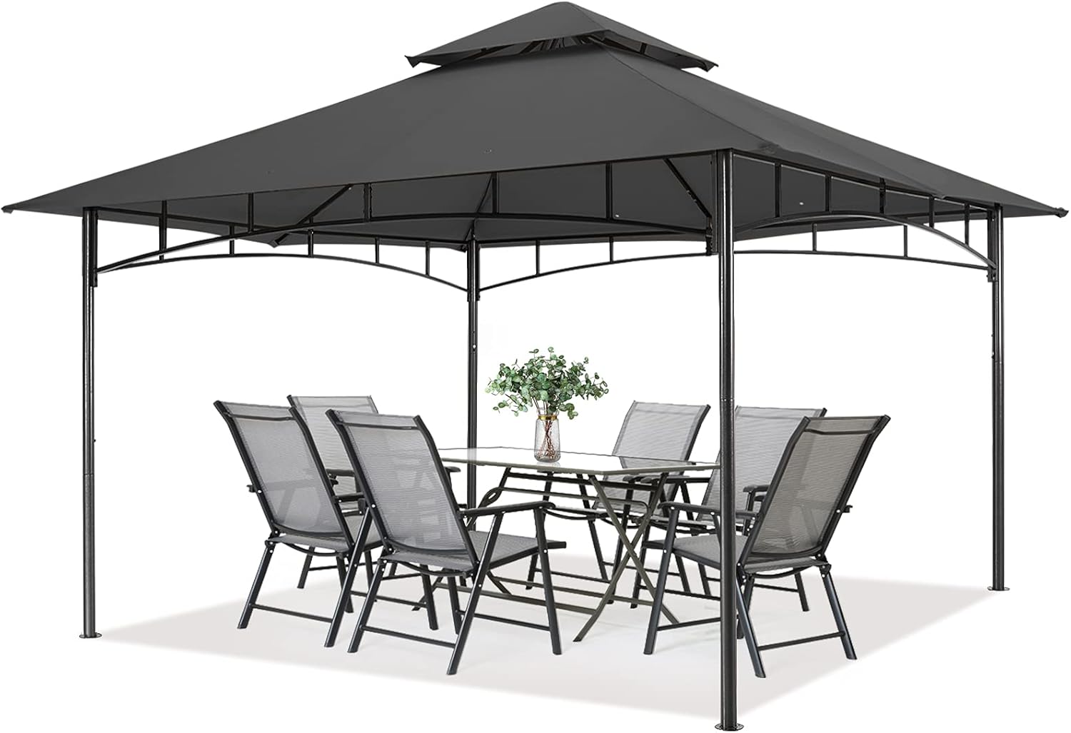 MASTERCANOPY Outdoor Garden Gazebo for Patios with Stable Frame