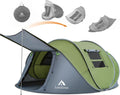 4 Person Easy Pop Up Tent Waterproof Automatic Setup - Instant Family