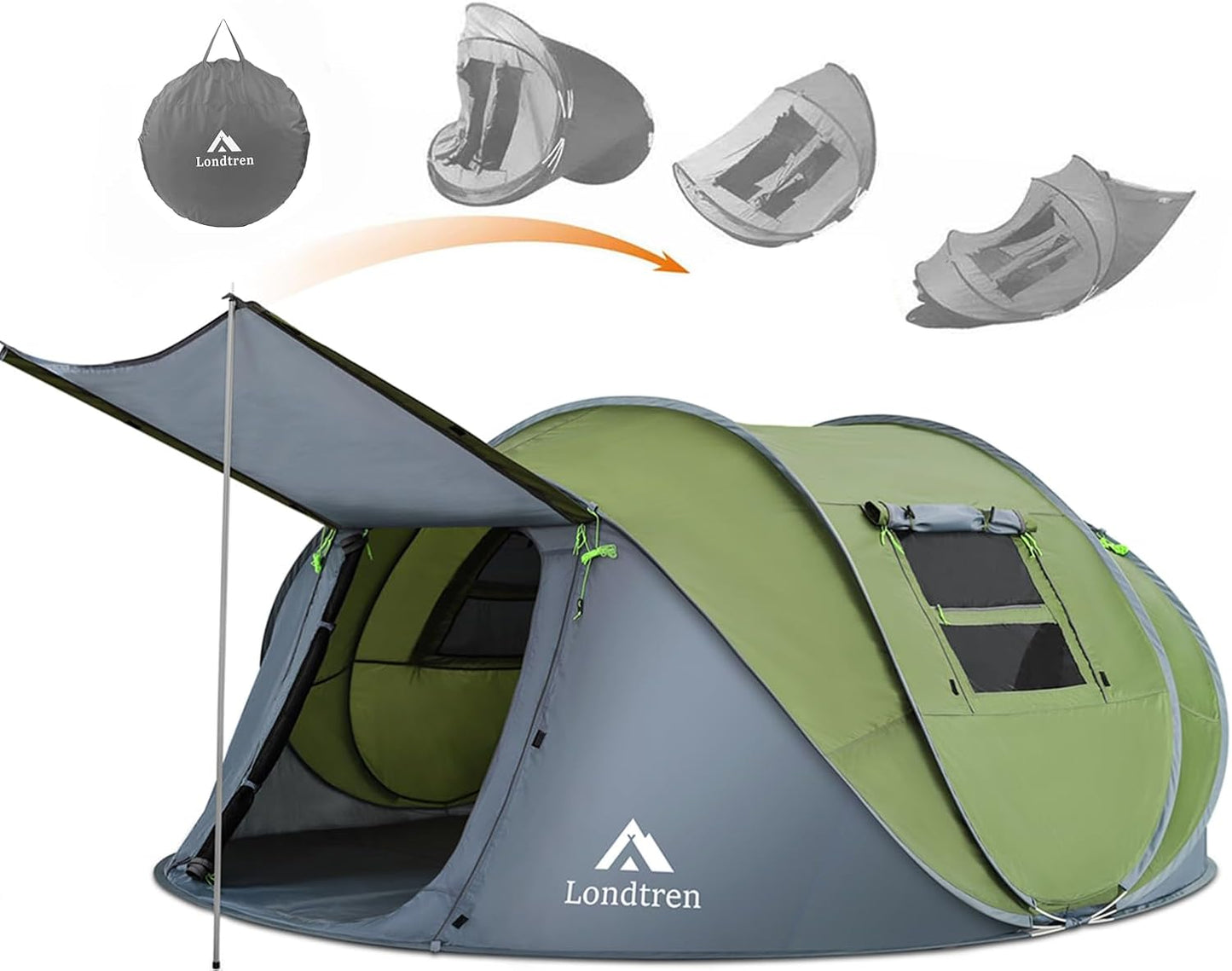4 Person Easy Pop Up Tent for Camping and Outdoor Adventures