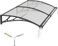Awning for Door Entrance 32x80 in - Polycarbonate Door Canopy