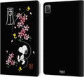 Peanuts Cherry Blossoms Snoopy Leather Wallet Case for iPad Pro 11