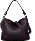 Genuine Leather Shoulder Bag Hobo Handbag - Roomy Everyday Carry