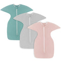 PuppyPaws Baby Sleep Sack 3-Pack Set - Soft Transitional Swaddle