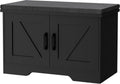 2-Tier Storage Bench 27.6in Wide with Padded Seat Cushion - Shoe