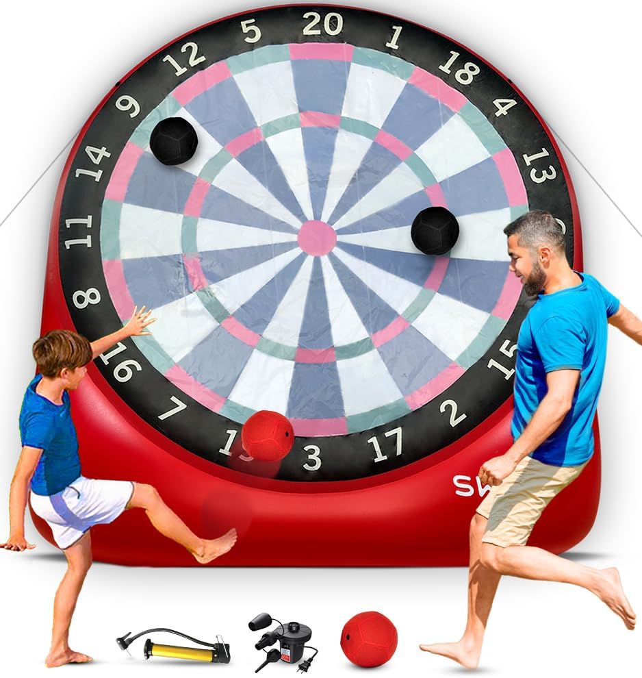 XL Giant Kick Darts - Inflatable Outdoor Fun for Everyone