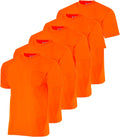 JORESTECH Pack of 5 Short Sleeve T-Shirts - Moisture Wicking