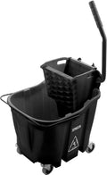 Omnifit Mop Bucket with Side Press Wringer - 35 Qt Commercial Mop