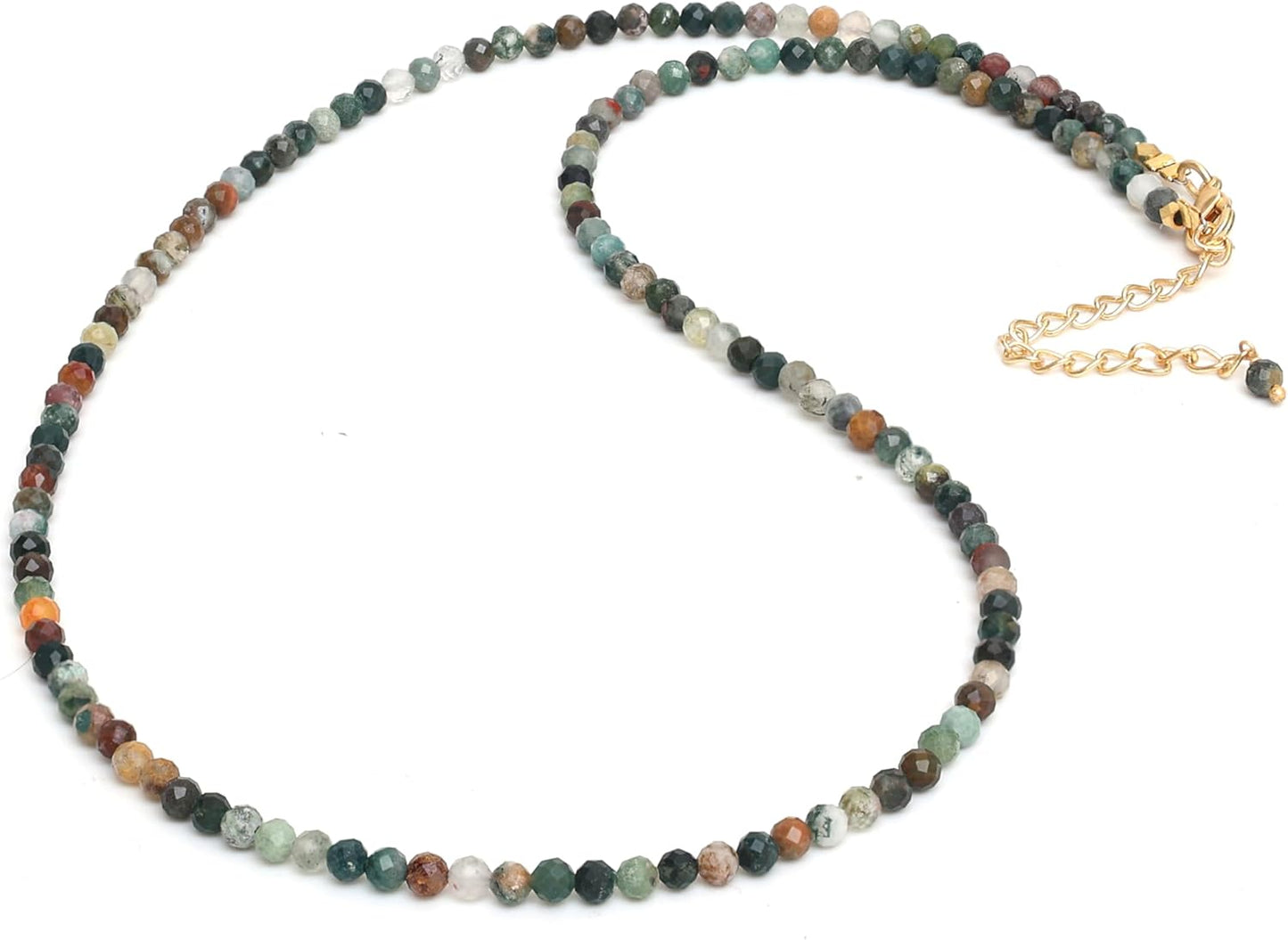 Gempires Natural Gemstone Beaded Necklace for Everyday Fashion