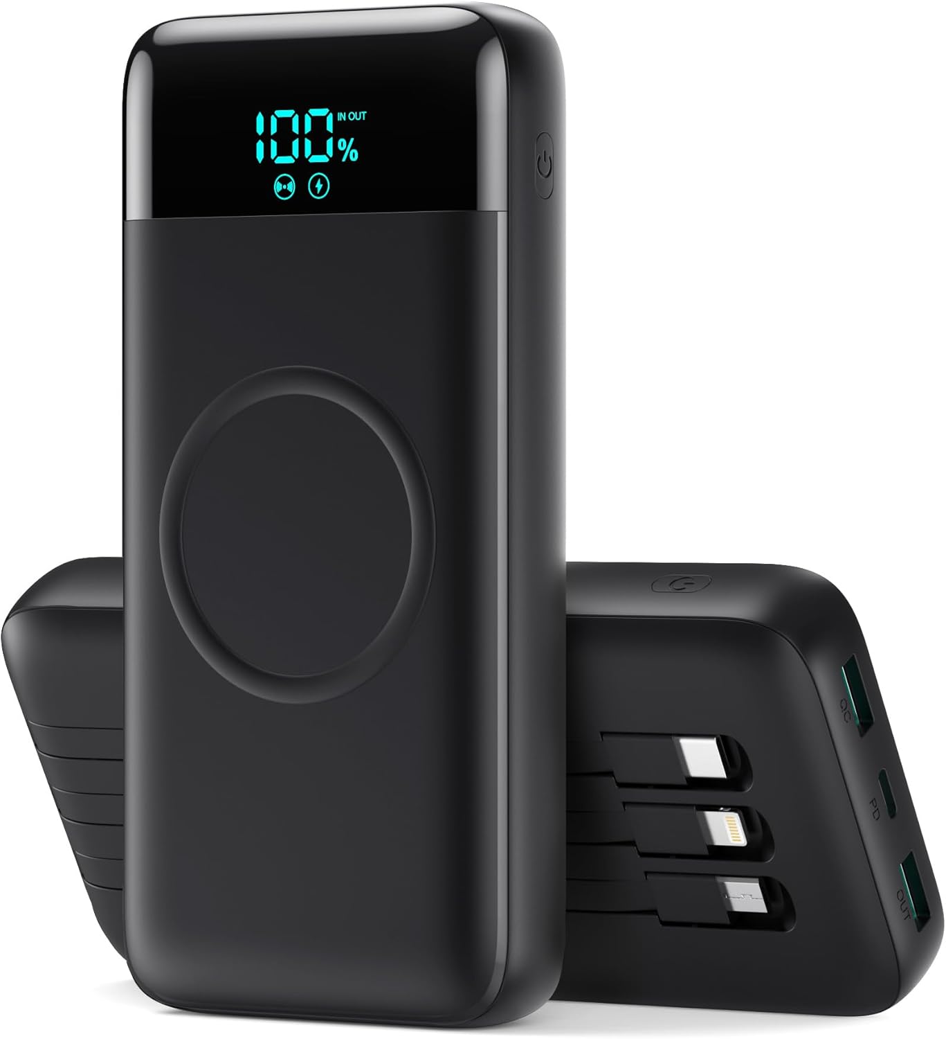 Wireless Portable Charger 40800mAh with 7-in-1 Fast Charging