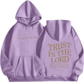 Trust In The Lord Hoodies for Women - Soft Graphic Christian