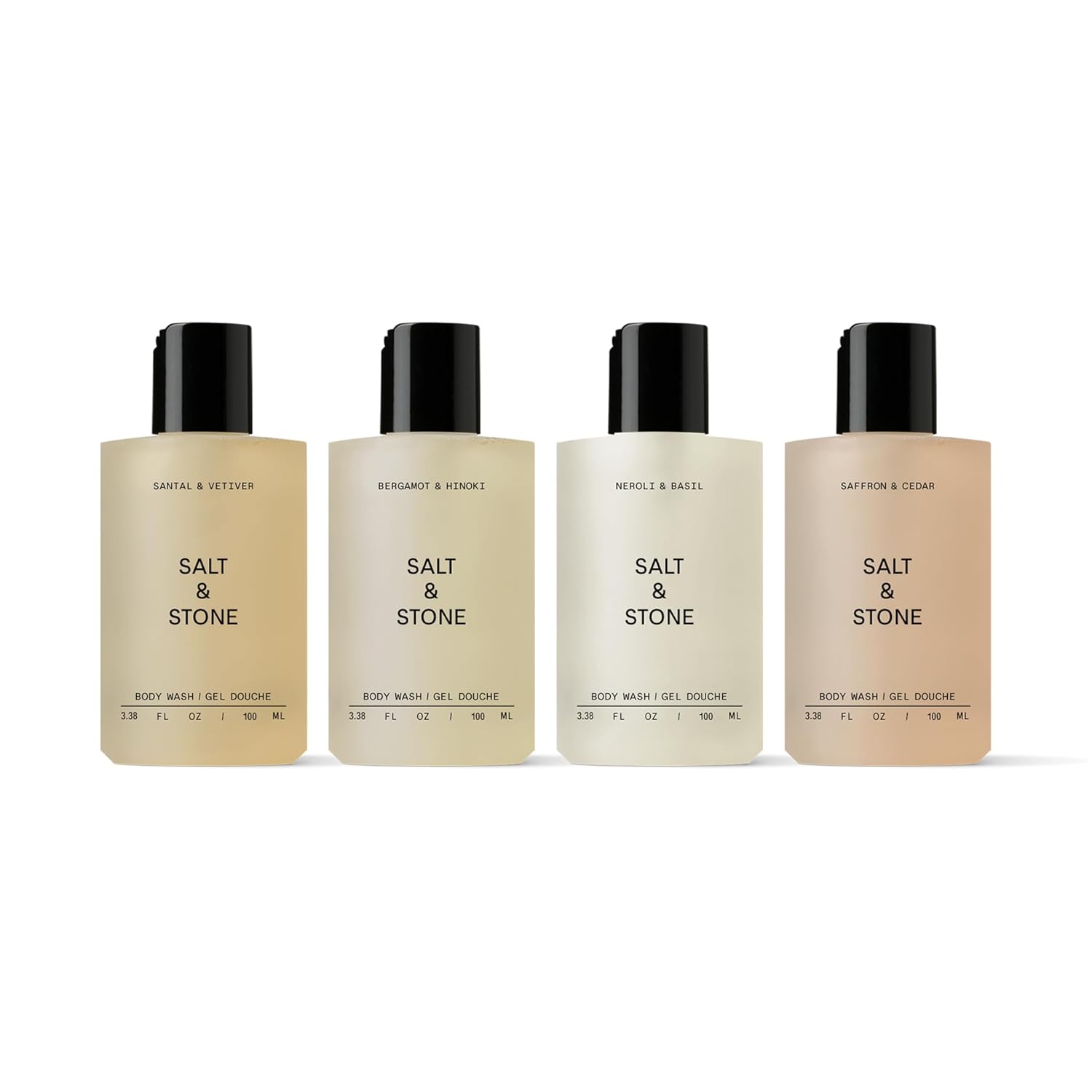 Salt & Stone Body Wash Mini Discovery Set for Hydrated Skin